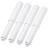 4 Pack - White Toilet Paper Holder Spring Loaded Roller Replacement
