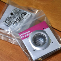 3 Pack - 2.125" Top / 1" Basket, Stainless Steel Slop, Utility, Kitchen and Bathroom Sink Strainer. 1/16" Holes.